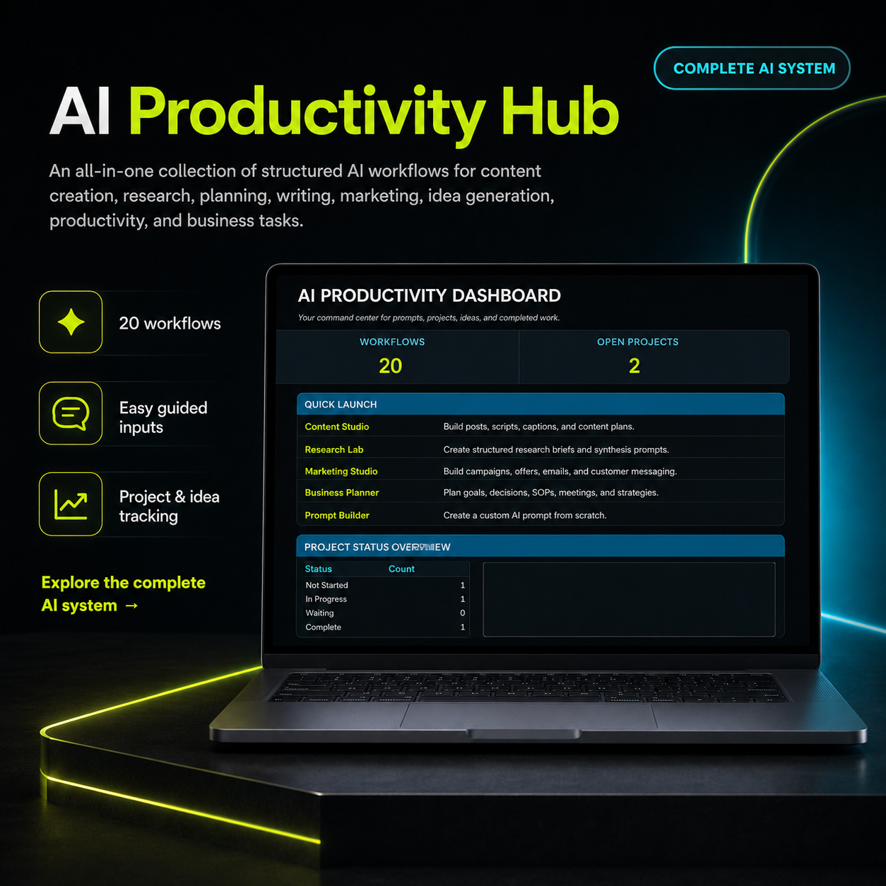 Premium AI Productivity Hub