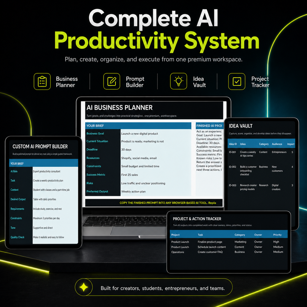 Premium AI Productivity Hub