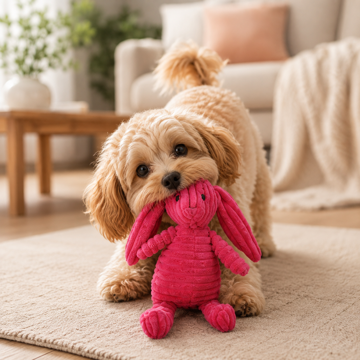 Vocal Animal Plush for Pet Dog Molar Teeth Cleaning Training