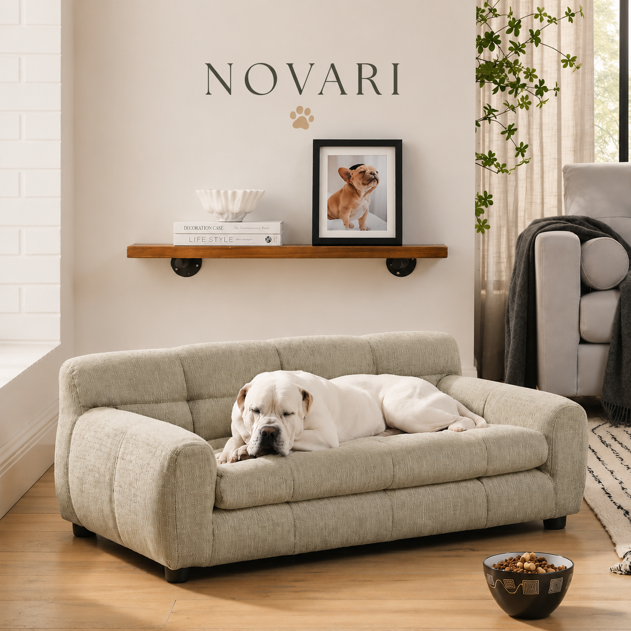Novari DreamPaw Lux Sofa-Bed For Pets