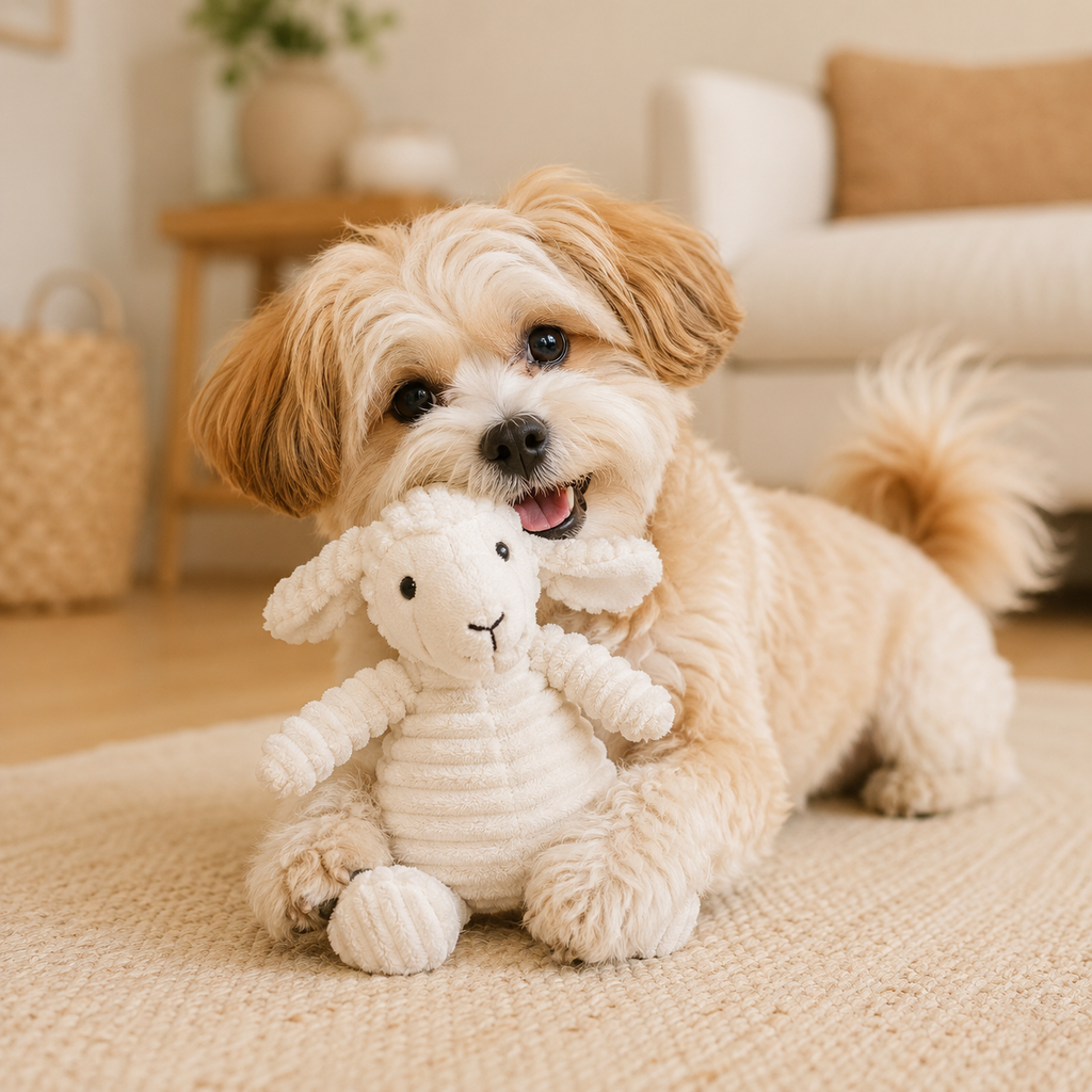 Vocal Animal Plush for Pet Dog Molar Teeth Cleaning Training