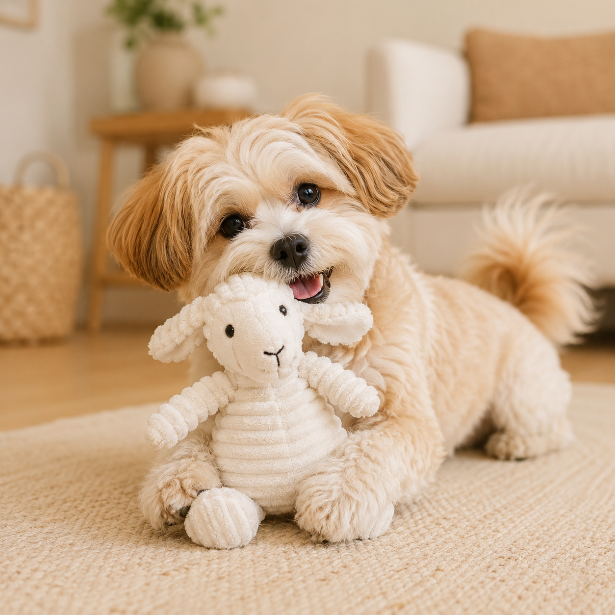 Vocal Animal Plush for Pet Dog Molar Teeth Cleaning Training