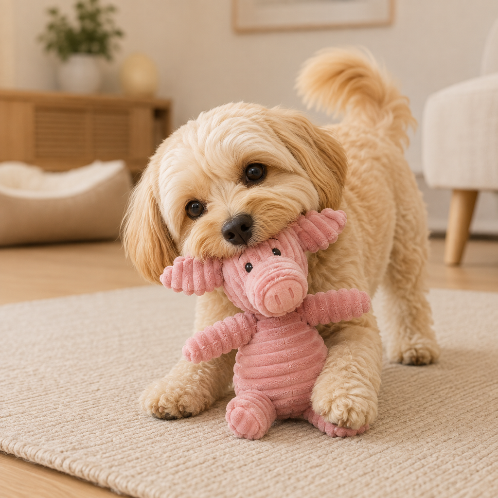 Vocal Animal Plush for Pet Dog Molar Teeth Cleaning Training