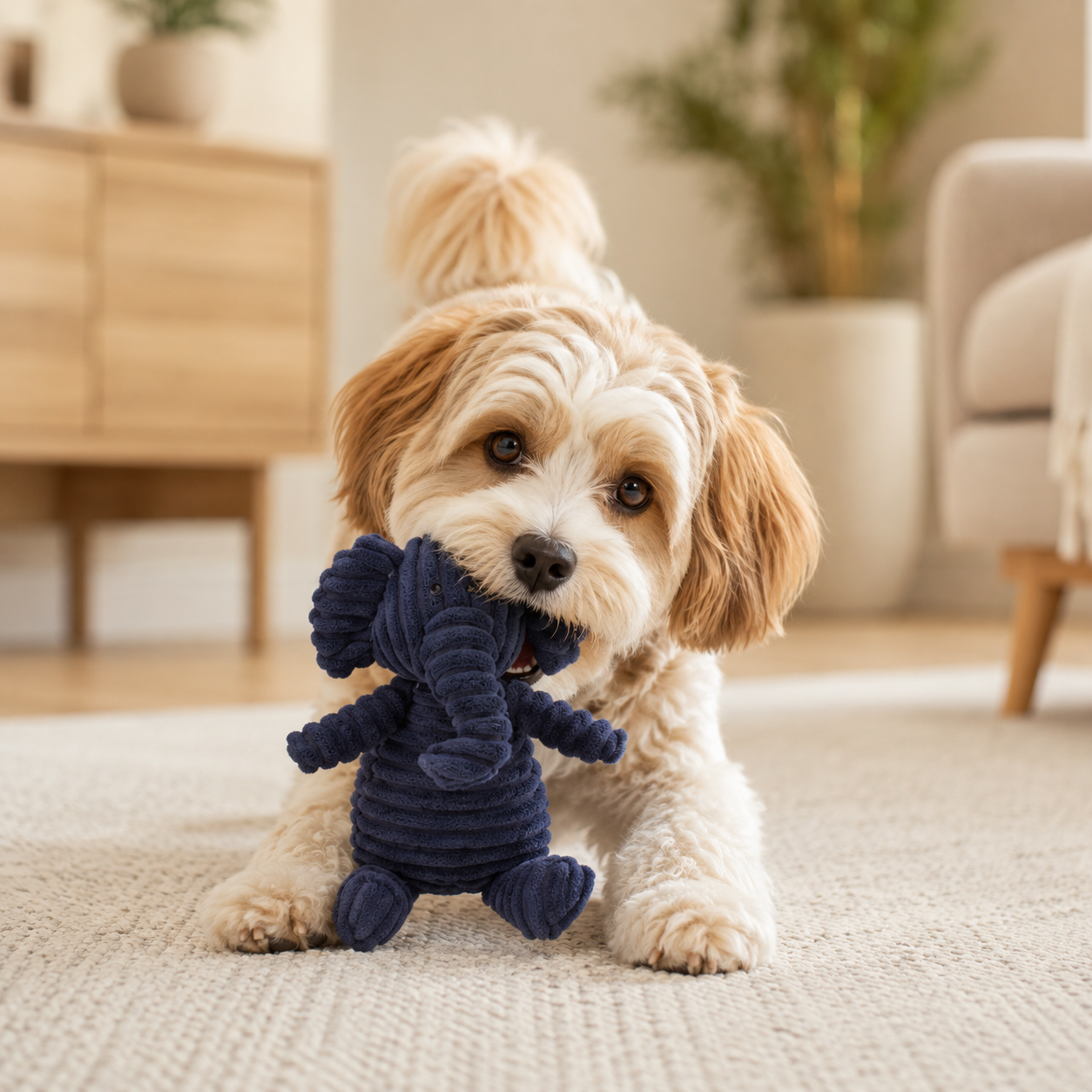 Vocal Animal Plush for Pet Dog Molar Teeth Cleaning Training