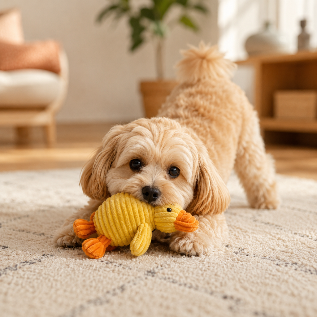 Vocal Animal Plush for Pet Dog Molar Teeth Cleaning Training