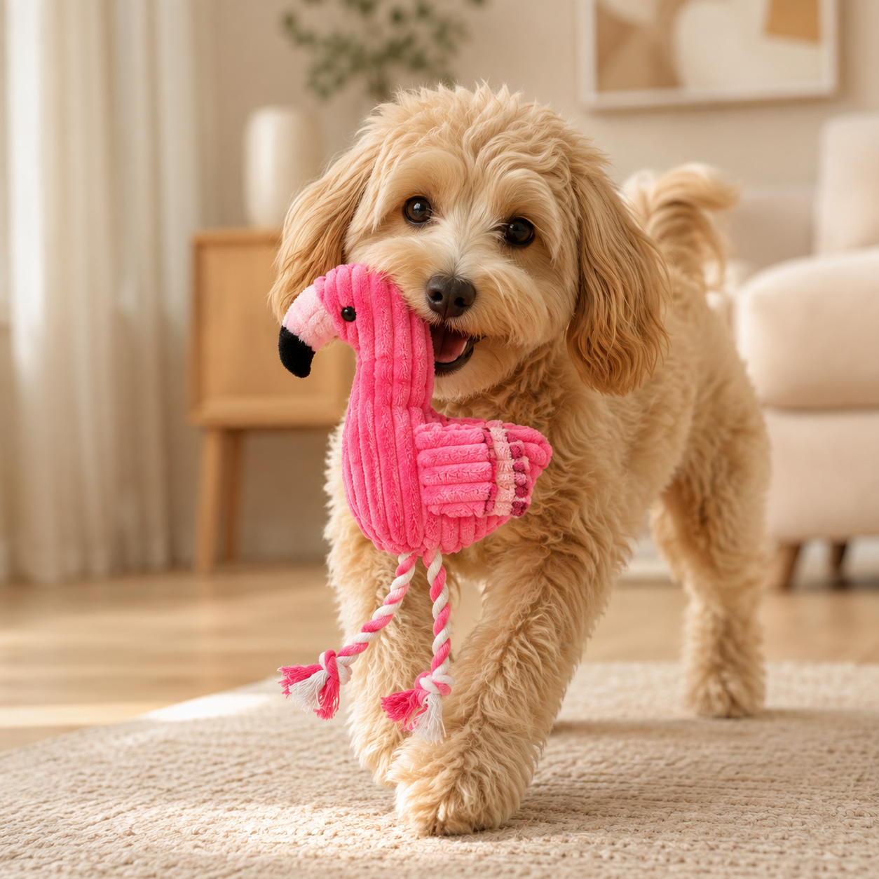 Vocal Animal Plush for Pet Dog Molar Teeth Cleaning Training