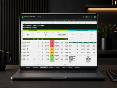 Inventory & Order Tracker