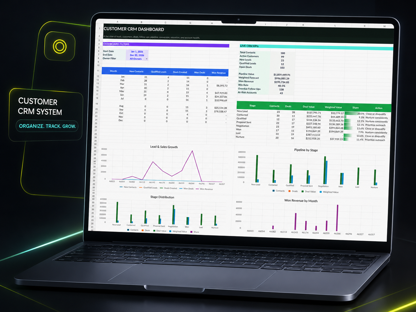 Premium Customer CRM System