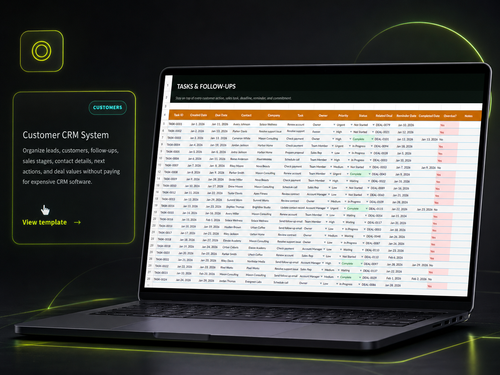 Premium Customer CRM System